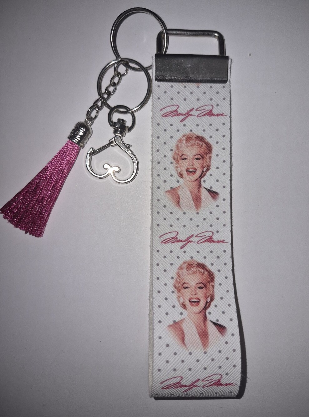 New Homemade Marilyn Monroe Wristlet Keychain (#9)